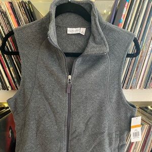 NWT Kim Rogers Fleece Outerwear Vest